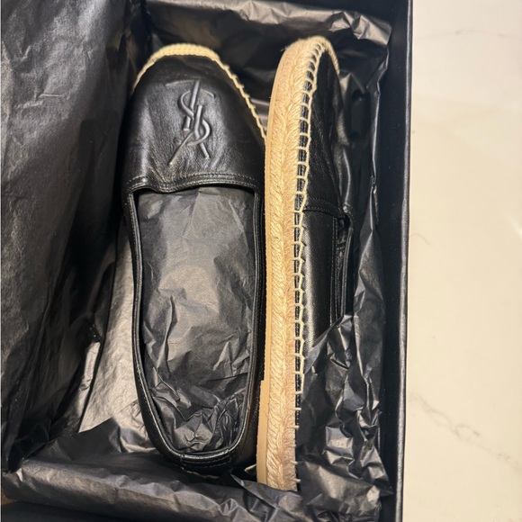 Saint Laurent Monogram Embroidered Espadrilles - Picture 3 of 5